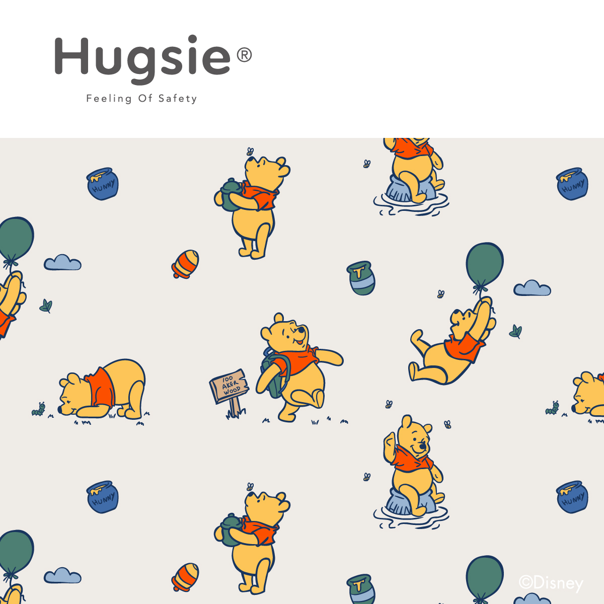 Hugsie Maternity Pillow Comfort Series- Cooling Touch(Winnie the Pooh) –  Hugsie 好喜孕婦枕 Maternity Pillow